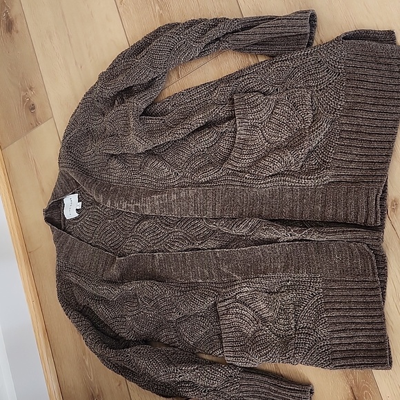 Pink Rose Sweaters - Pink Rose Sweater, Womens Medium